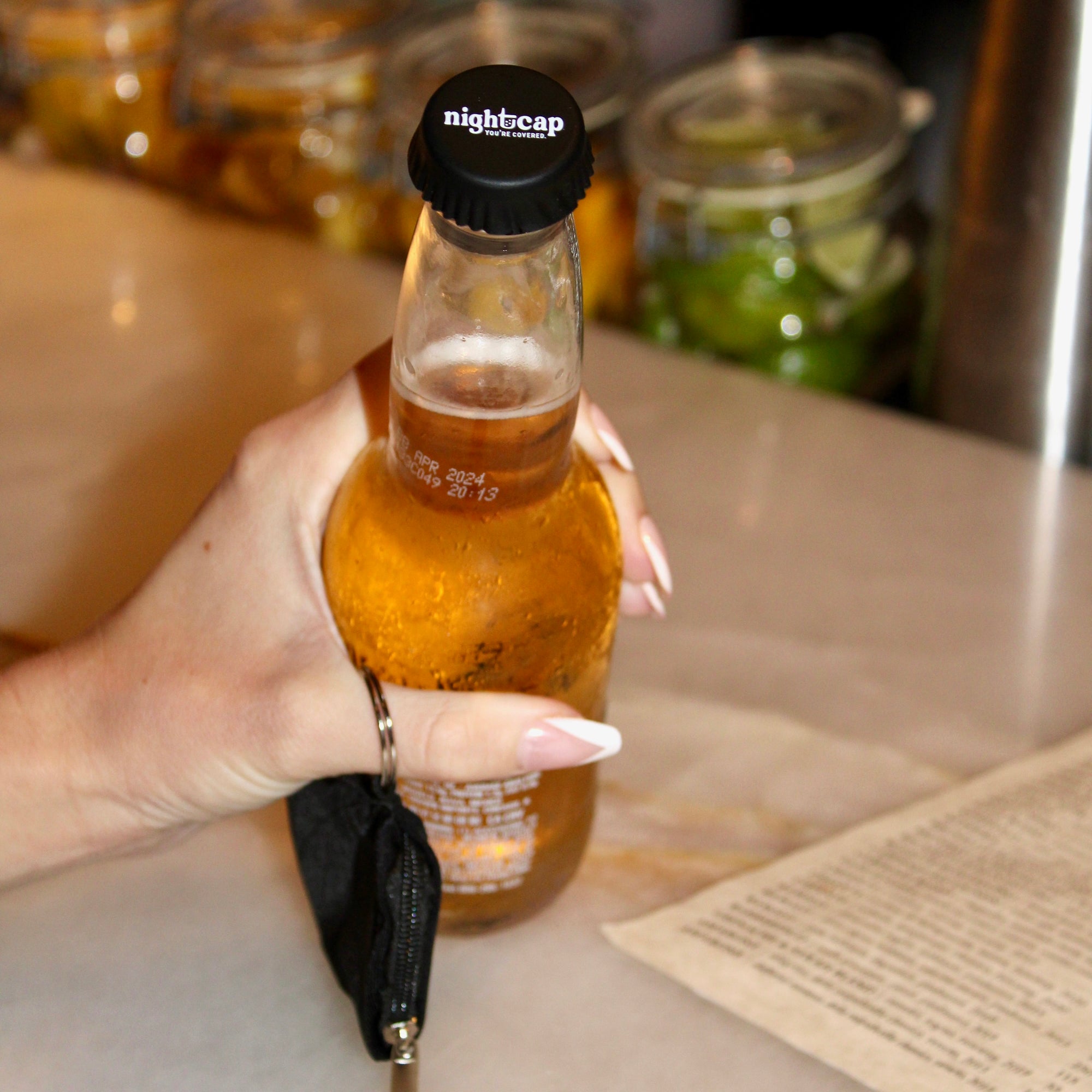 NightCap Bottle Tops (With Pouch)