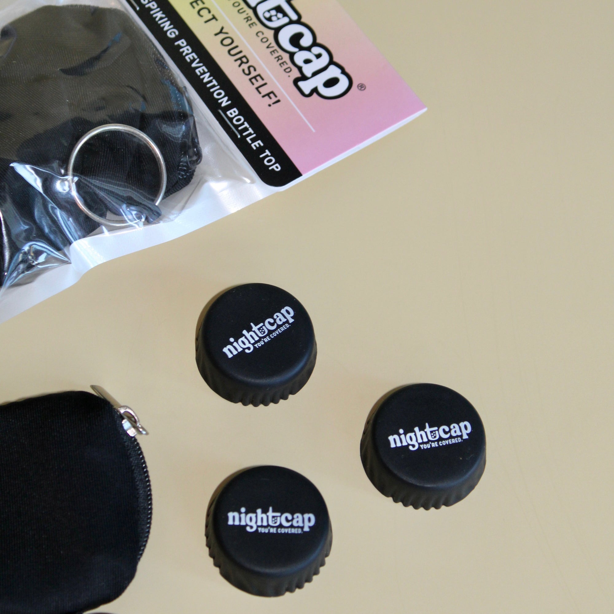 NightCap Bottle Tops (With Pouch)