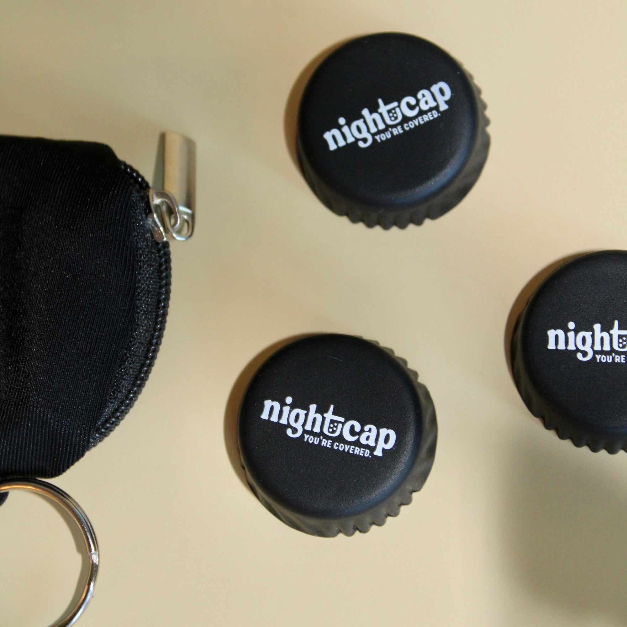 NightCap Bottle Tops (With Pouch)