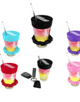 NightCap reusable drink cover scrunchie bundle in multiple colors with anti drink spiking covers and travel keychain accessory